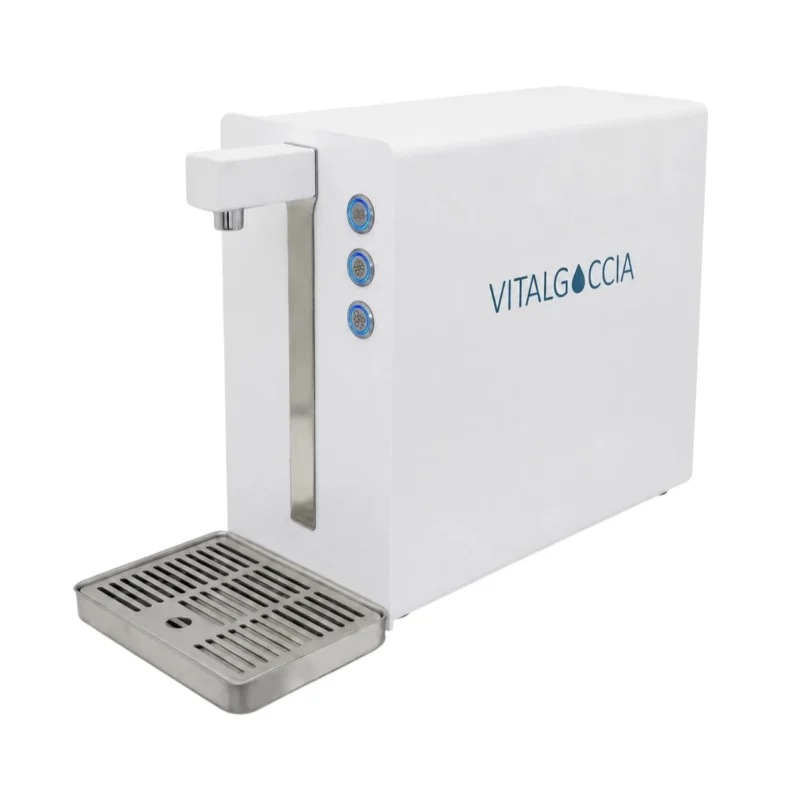 Refrigeratore acqua domestico Soprabanco a microfiltrazione 3 vie naturale/fredda/frizzante 30 lt/h Bianco
