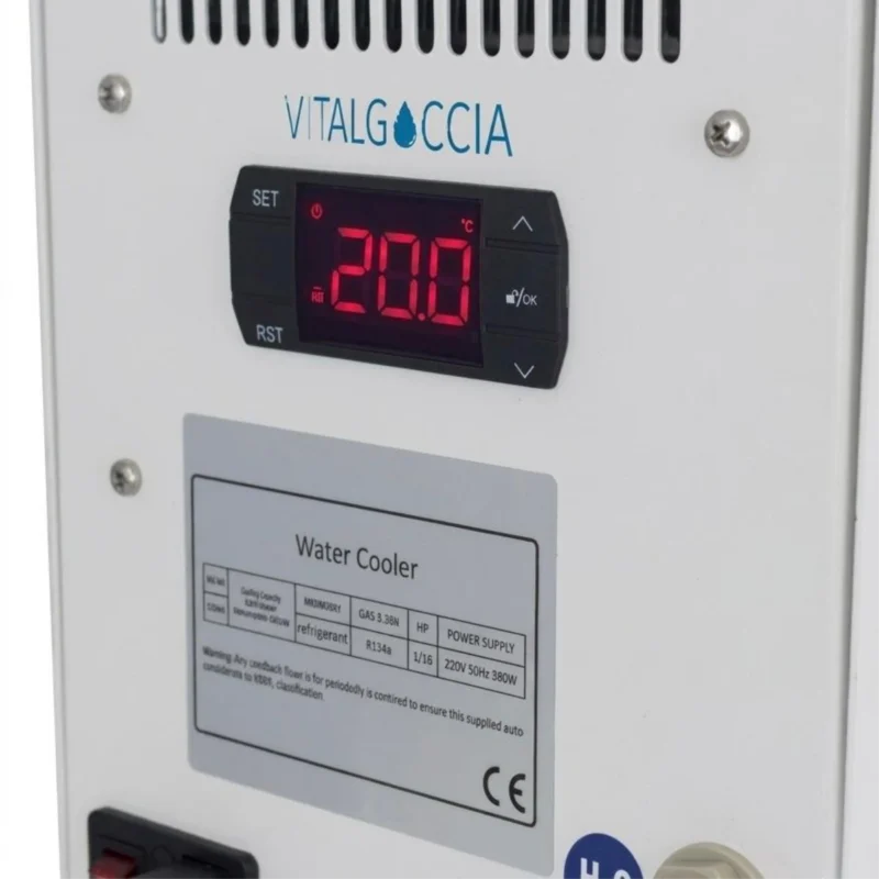 Refrigeratore acqua domestico Soprabanco vista posteriore