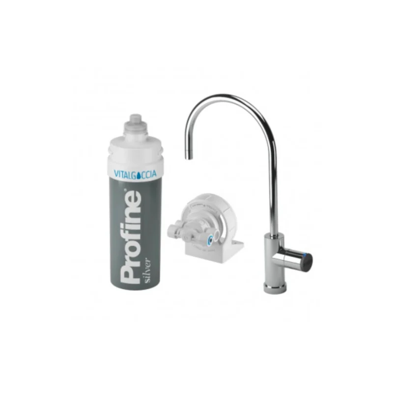 Depuratore acqua domestico a microfiltrazione 1 via naturale con rubinetto incluso