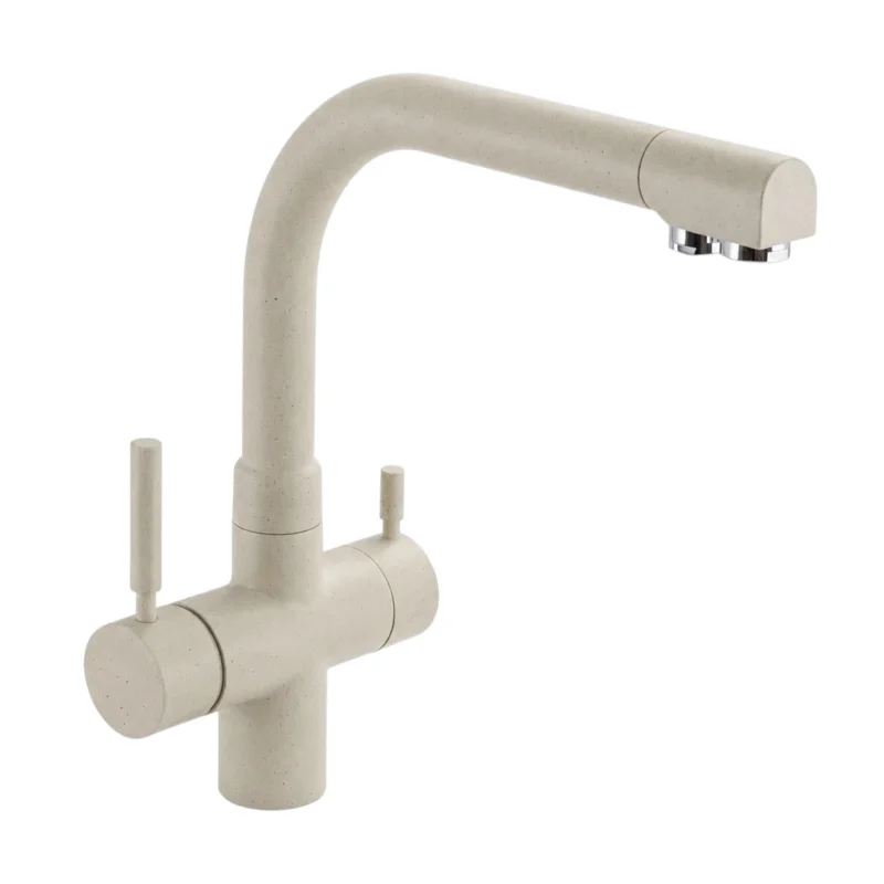 Rubinetto Mirea per depuratore acqua 3 vie granito avena - fragranite sostitutivo