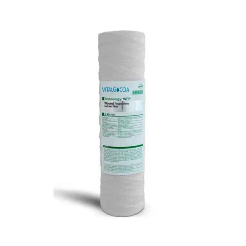filtro per addolcitore acqua in polipropilene avvolto 50 micron 04001006 05