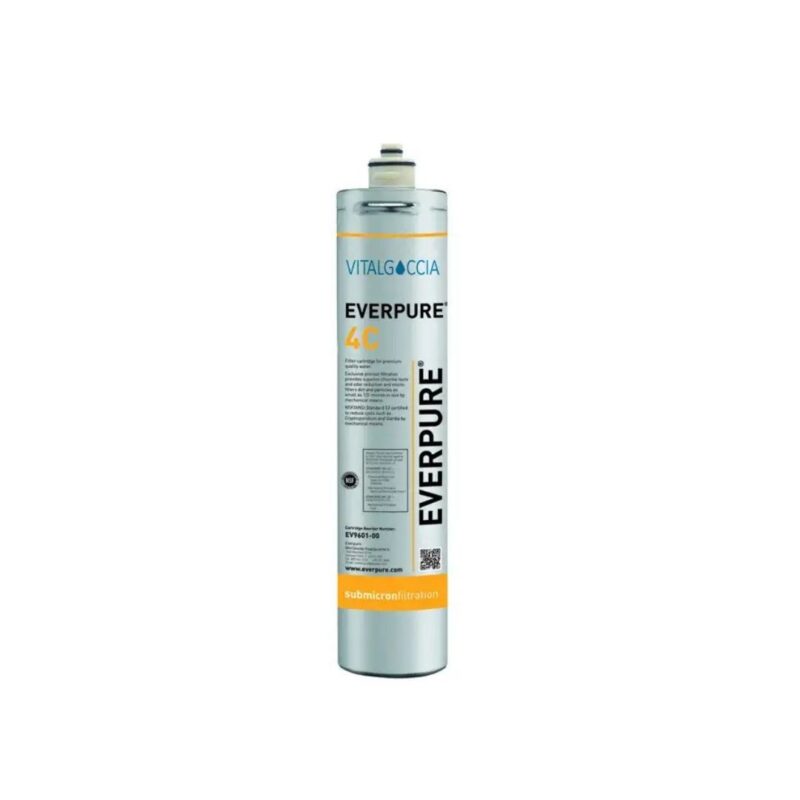 filtro per depuratore acqua a baionetta everpure 4c filtro ricambio 11 350lt 1 9lt min 0 5 micron eV960100