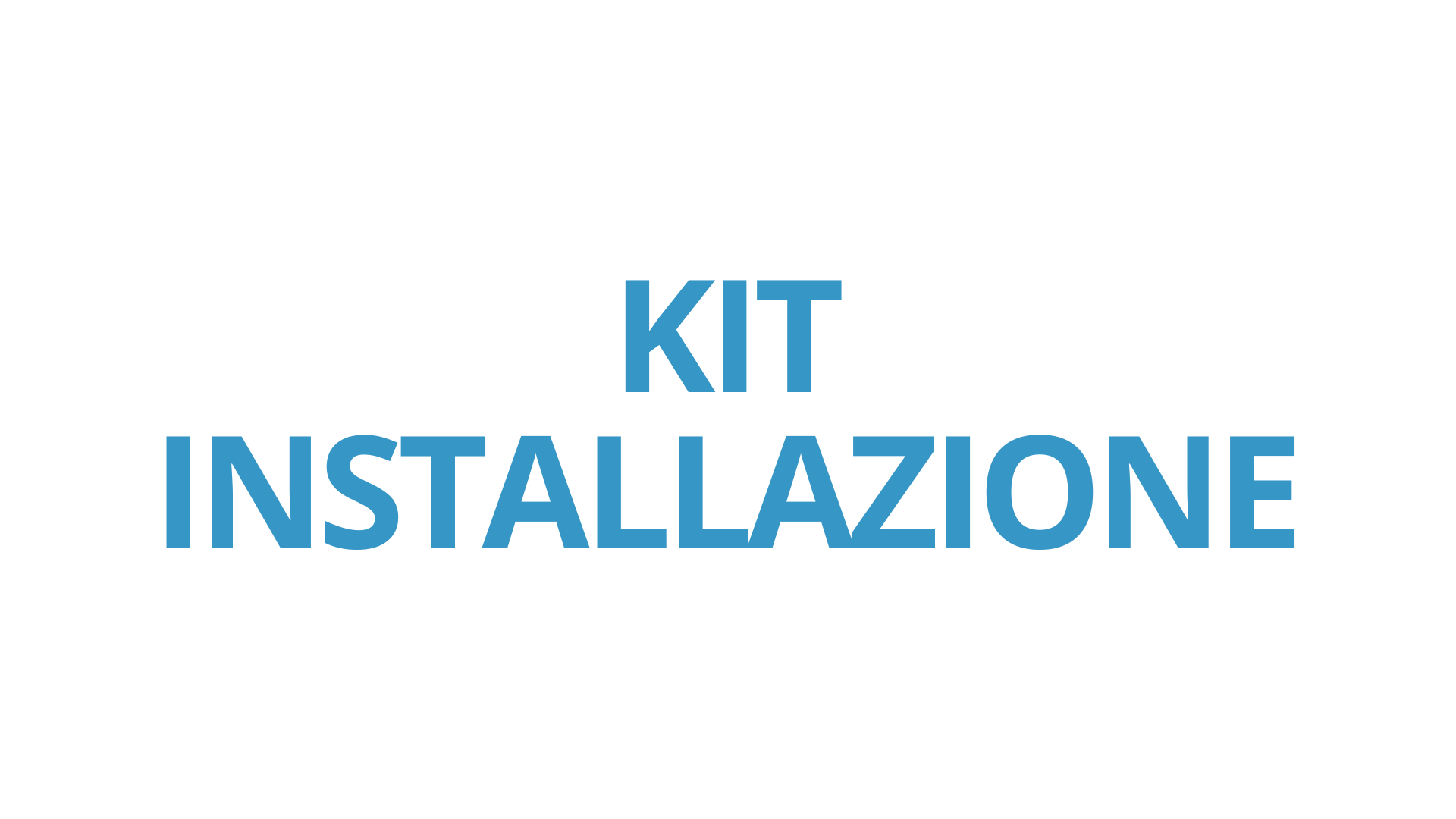 Kit installazione per depuratore acqua