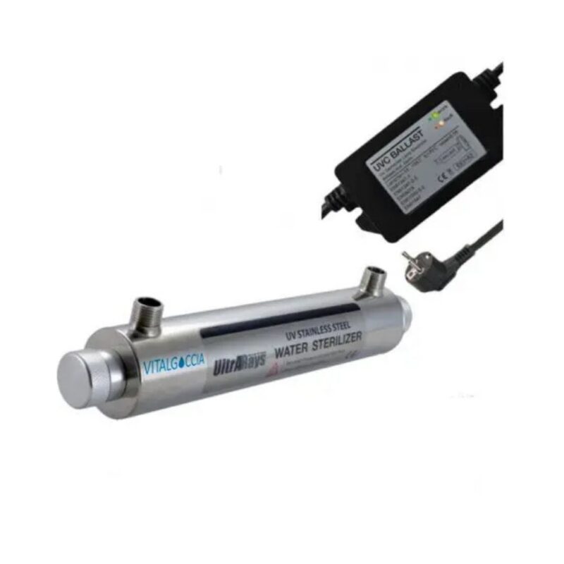 lampada uv depuratore acqua sistema uv completo 11W 3 8 lt min 12012008 01