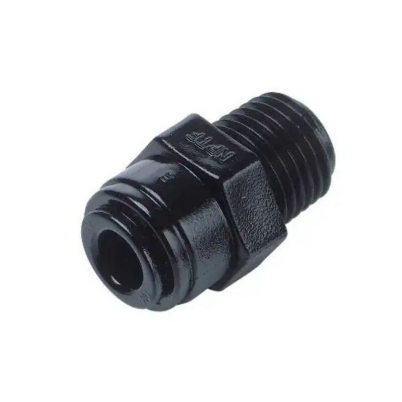 raccordo rapido terminale diritto tubo Ø filetto conico bspt 6mm x 3 8 d152 amc0602m