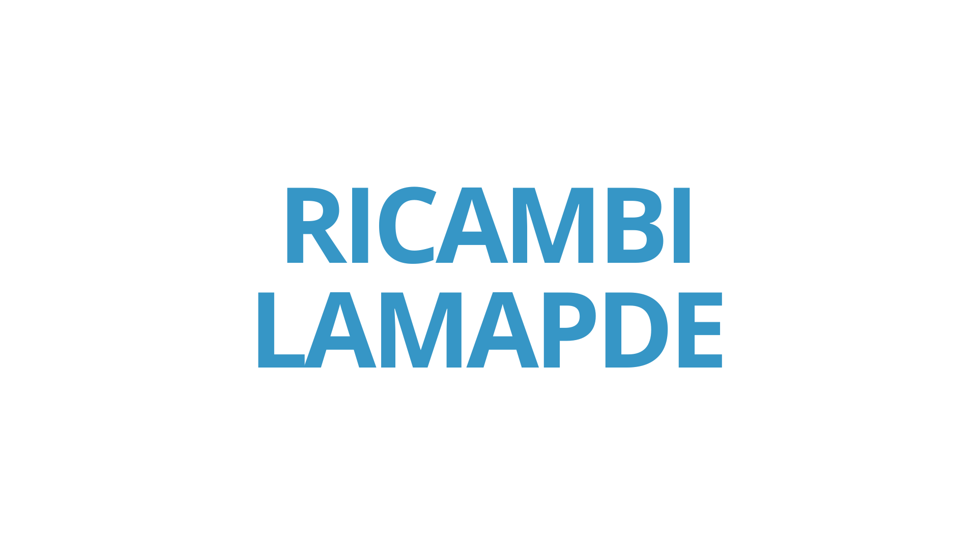 Ricambi lampade UV