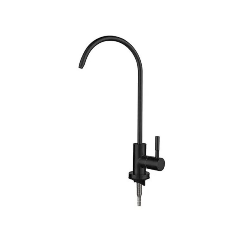 rubinetto albaqua per depuratore acqua 1 via nero opaco aggiuntivo 10001103 neop