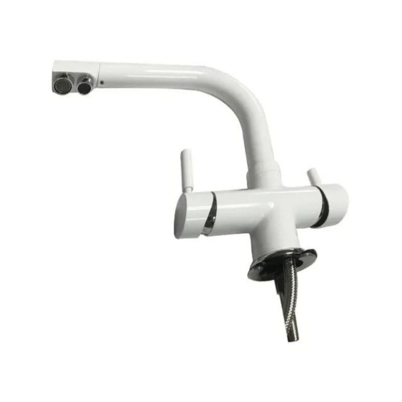 rubinetto arvon per depuratore acqua 4 vie sostitutivo bianco 10004007 bi