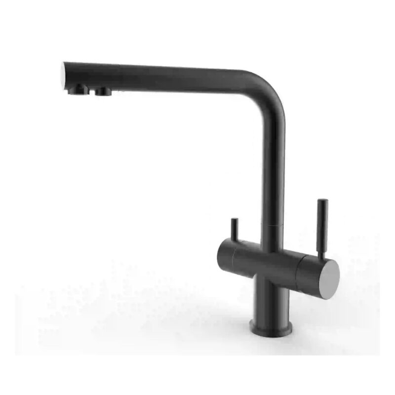 rubinetto daliax per depuratore acqua 5 vie sostitutivo nero opaco 10005026 neop