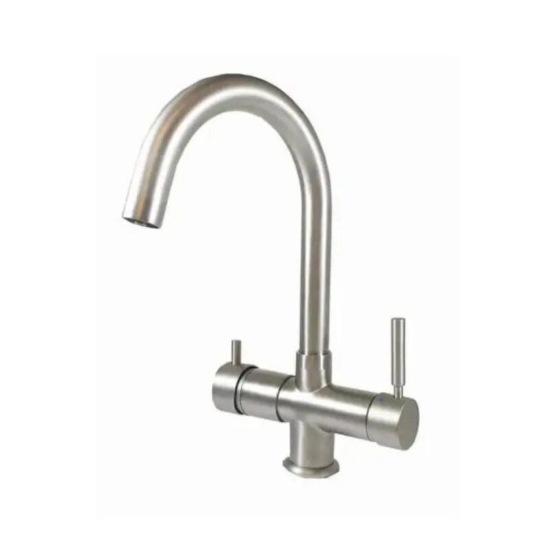 rubinetto tiron per depuratore acqua 5 vie sostitutivo nickel spazzolato 10005015 ns