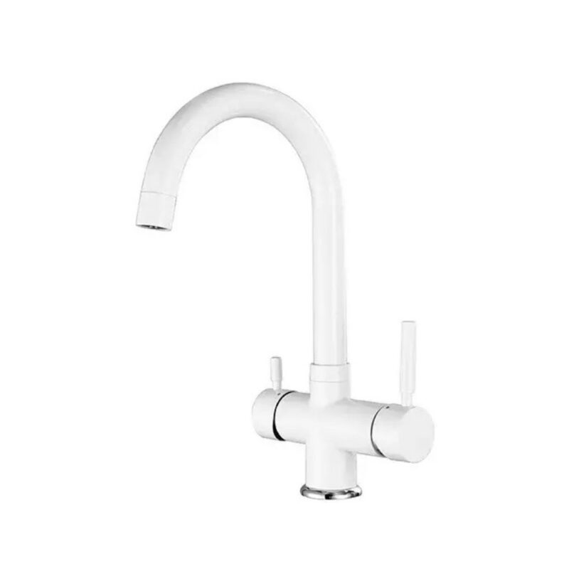 rubinetto vexia per depuratore acqua 4 vie sostitutivo bianco 10004006 bi