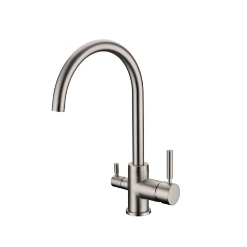 rubinetto vexia per depuratore acqua 4 vie sostitutivo nickel spazzolato 10004006 ns