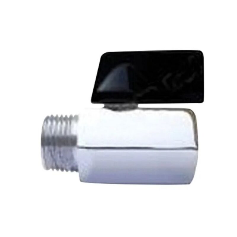 valvola minisfera m f maniglia nera 3 8 x 3 8 01002004 02