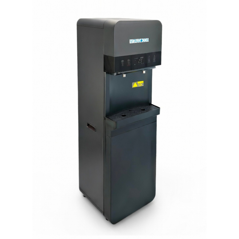 Refrigeratore colonnina Vitalgoccia vista di tre quarti