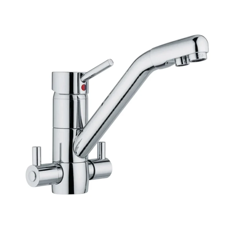 Rubinetto Karvon per depuratore acqua 4 Vie sostitutivo cromo